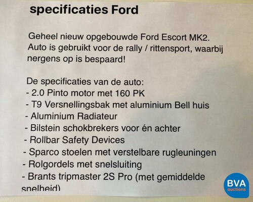 Ford Escort MK2 Origineel NL + Nieuw Opgebouwd-1980, FY-94-FV