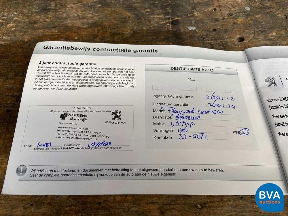 Peugeot 508 SW 1.6 THP 156 PS Blue Lease Executive, 33-SVT-1.