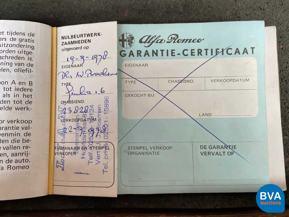 Alfa Romeo Giulia 1.6 Super Lusso 1976 Origineel NL, 07-JM-48