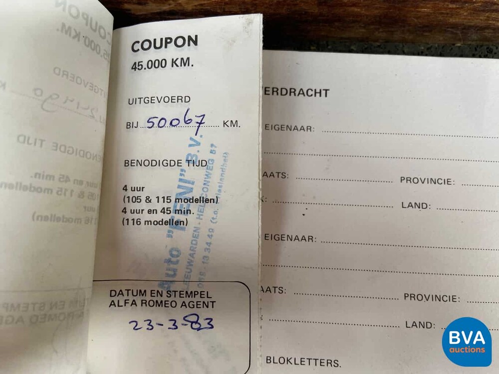 Alfa Romeo Giulia 1.6 Super Lusso 1976 Origineel NL, 07-JM-48