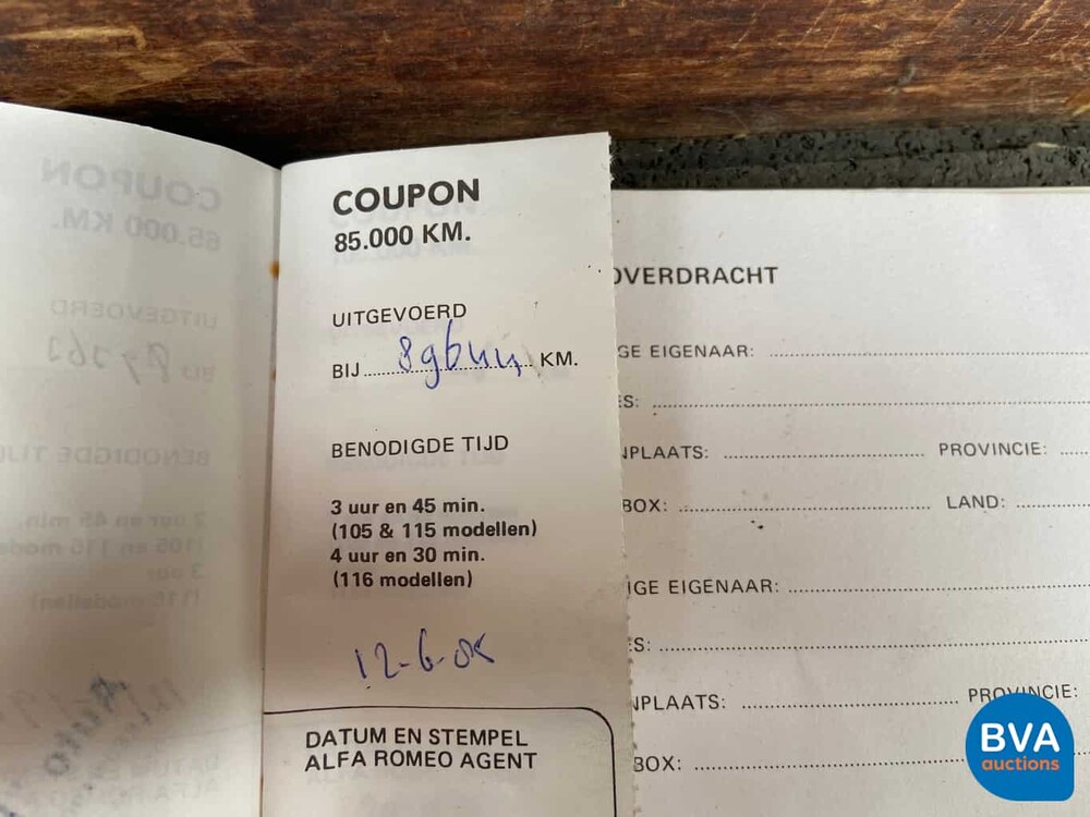 Alfa Romeo Giulia 1.6 Super Lusso 1976 Origineel NL, 07-JM-48