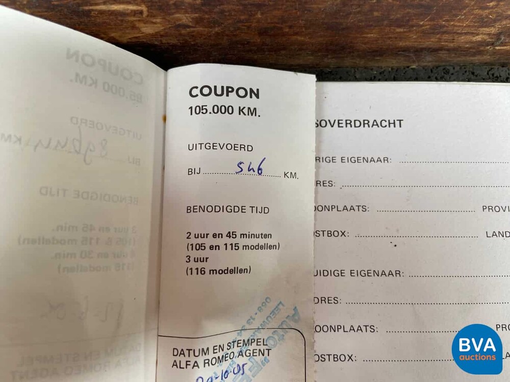 Alfa Romeo Giulia 1.6 Super Lusso 1976 Origineel NL, 07-JM-48