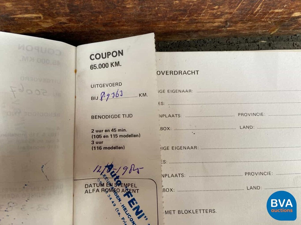 Alfa Romeo Giulia 1.6 Super Lusso 1976 Origineel NL, 07-JM-48