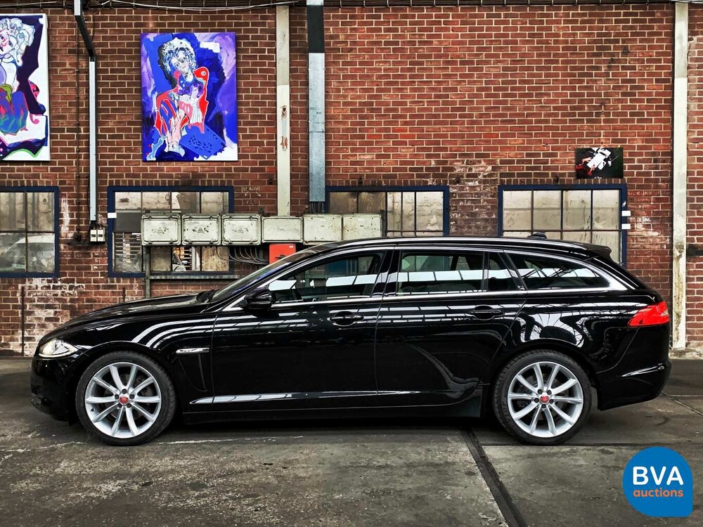 Jaguar XF Sportbremse 2.2D 163 PS 2014.