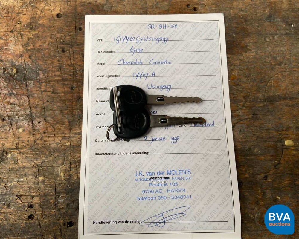 Corvette C5 1997 Automaat 344pk 1998 Origineel NL, SR-BH-58