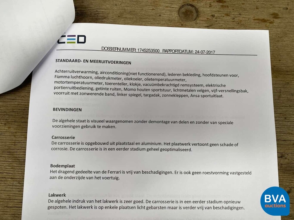 Ferrari 308 GTS - Vergaser - Targa 1978, PV-PN-66.
