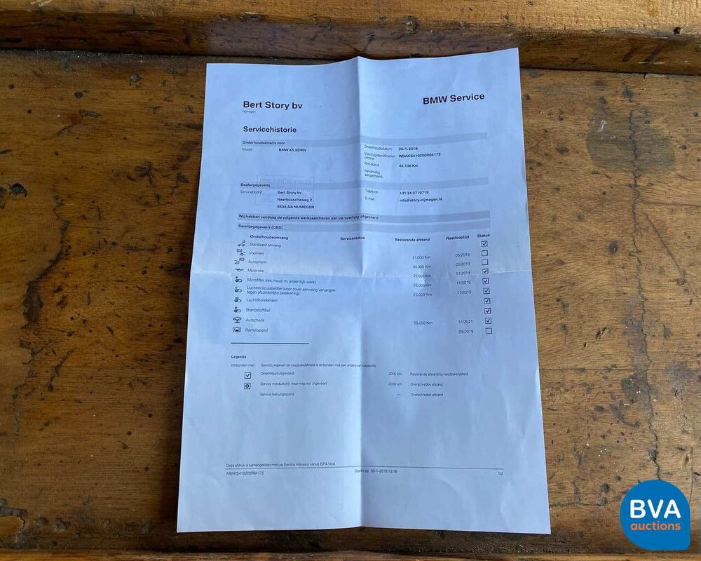 BMW X5 30d xDrive M-Sport 258 Stück 2016, RV-490-F.