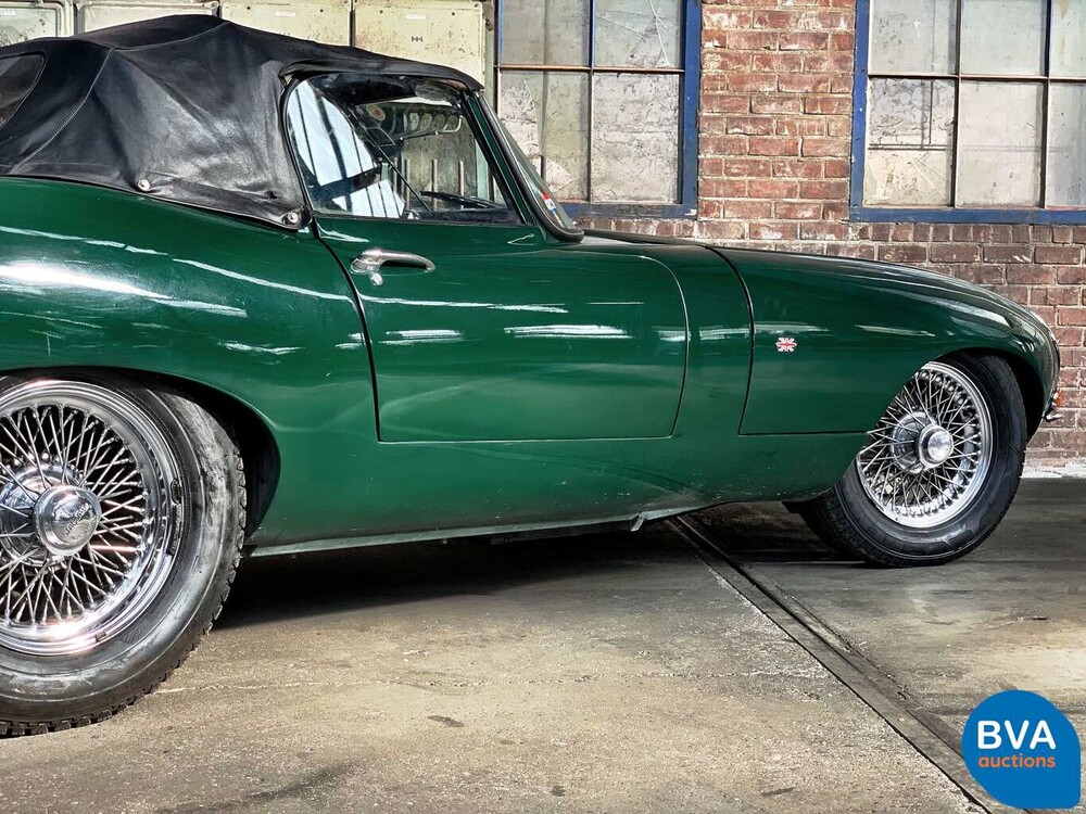 Jaguar E-Type Cabrio 4.2 Sechs-in-Linie, YG-17-VR.
