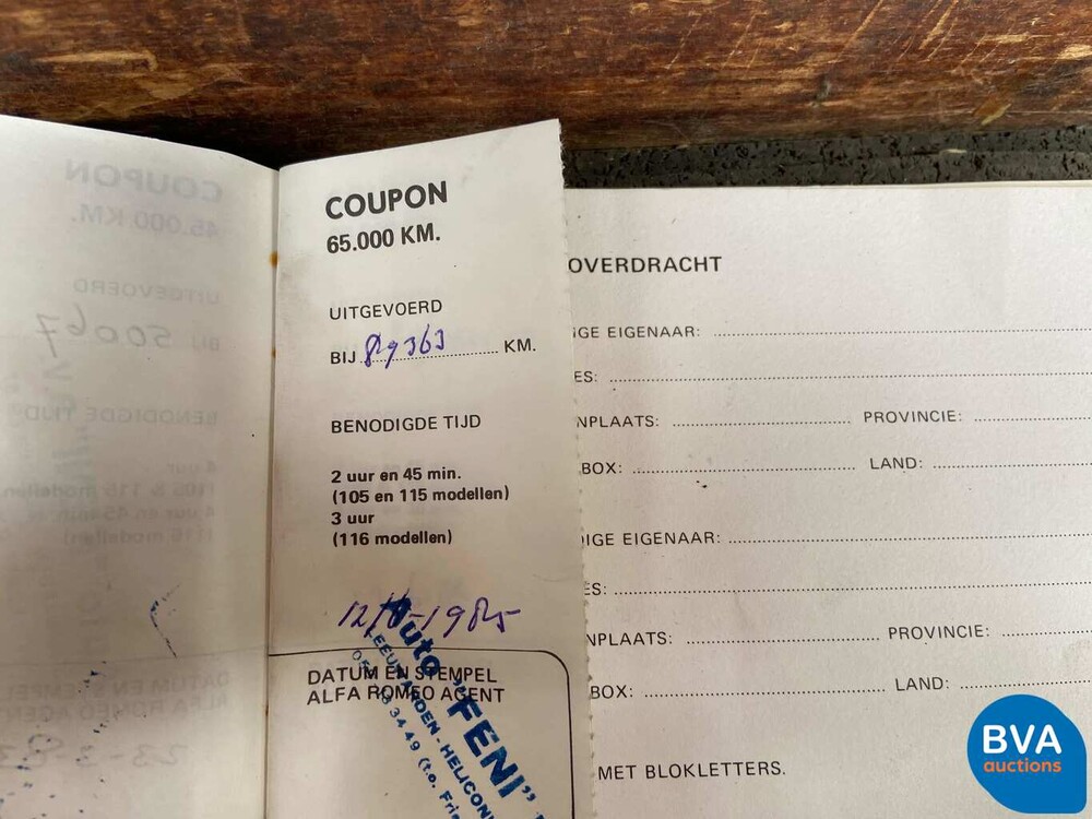 Alfa Romeo Giulia 1.6 Super Lusso 1976 Original NL, 07-JM-48.