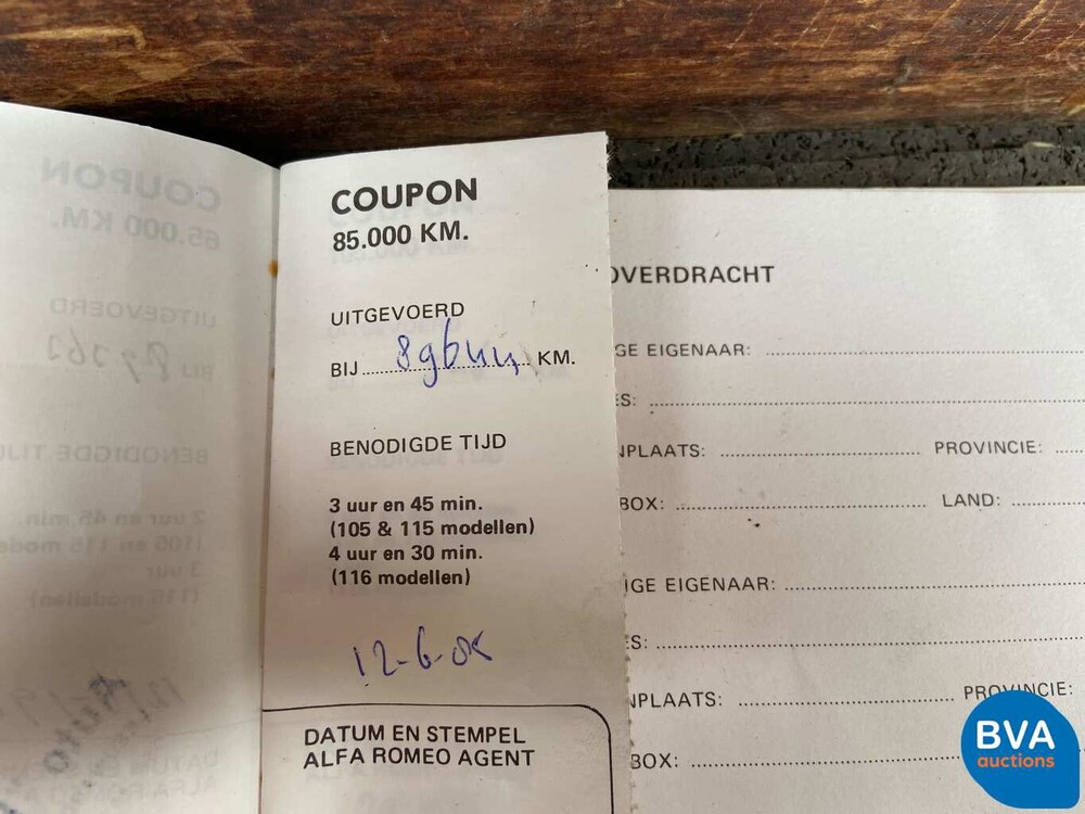 Alfa Romeo Giulia 1.6 Super Lusso 1976 Original NL, 07-JM-48.