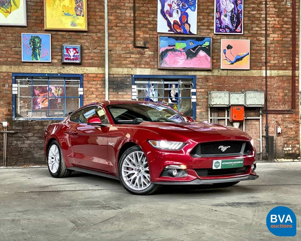 Ford Mustang GT 5.0 V8 422pk Schaltgetriebe, ZG-945-J.