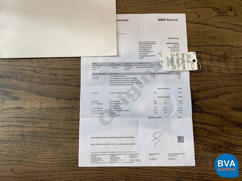 BMW X6M 4.4 V8 575hp 2016, TR-018-Z.