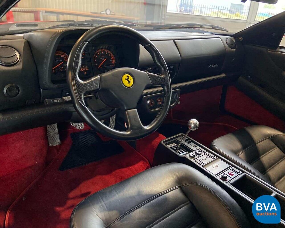 Ferrari Testarossa F512 M 4.9 V12 446pk