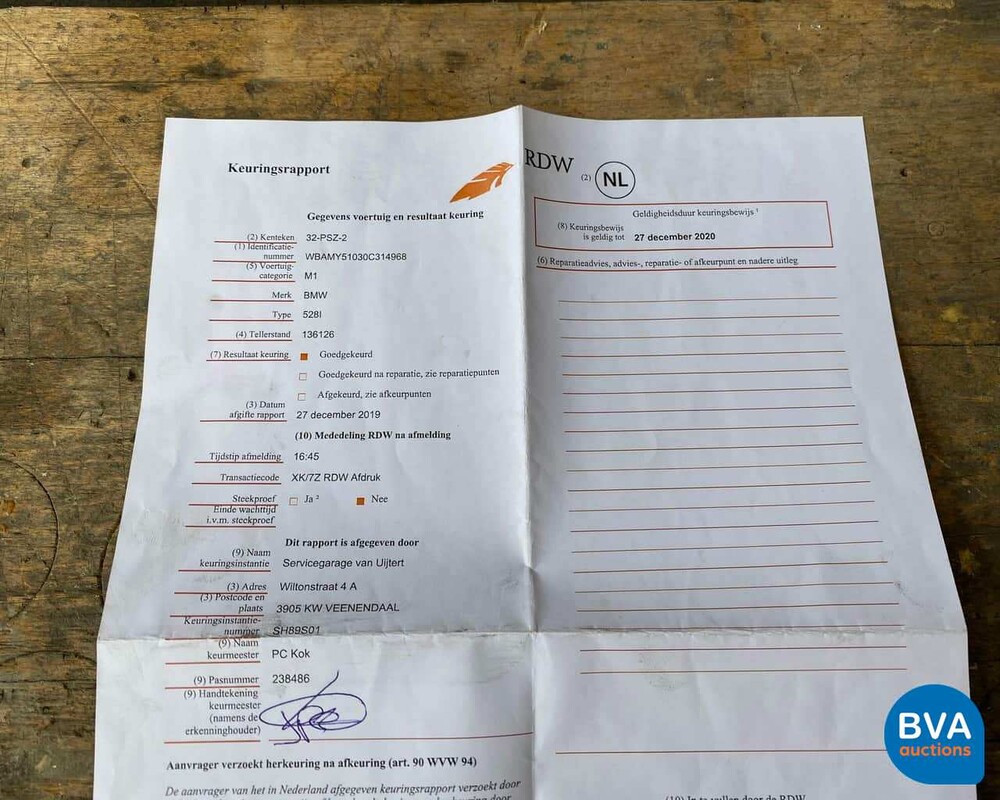 BMW 5-Serie Touring 528i High Executive 6-Cilinder -Org. NL-, 32-PSZ-2