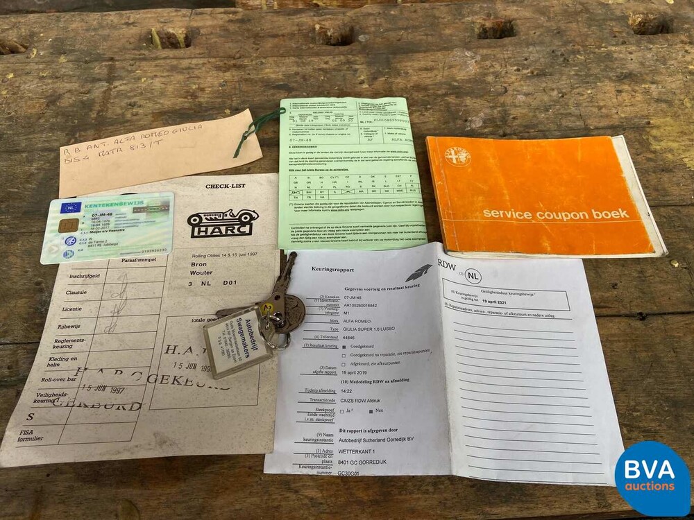 Alfa Romeo Giulia 1.6 Super Lusso 1976 Original NL, 07-JM-48.