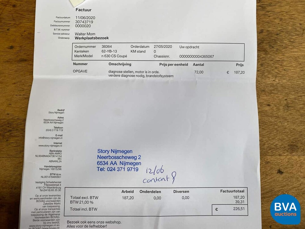 BMW 630 CS 6-serie Coupé 185pk E24 1976, 62-YB-13
