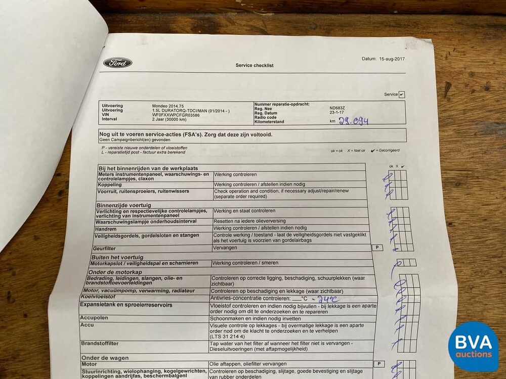 Ford Mondeo 1.5 TDCi Titanium SE 120pk 2017, ND-683-Z