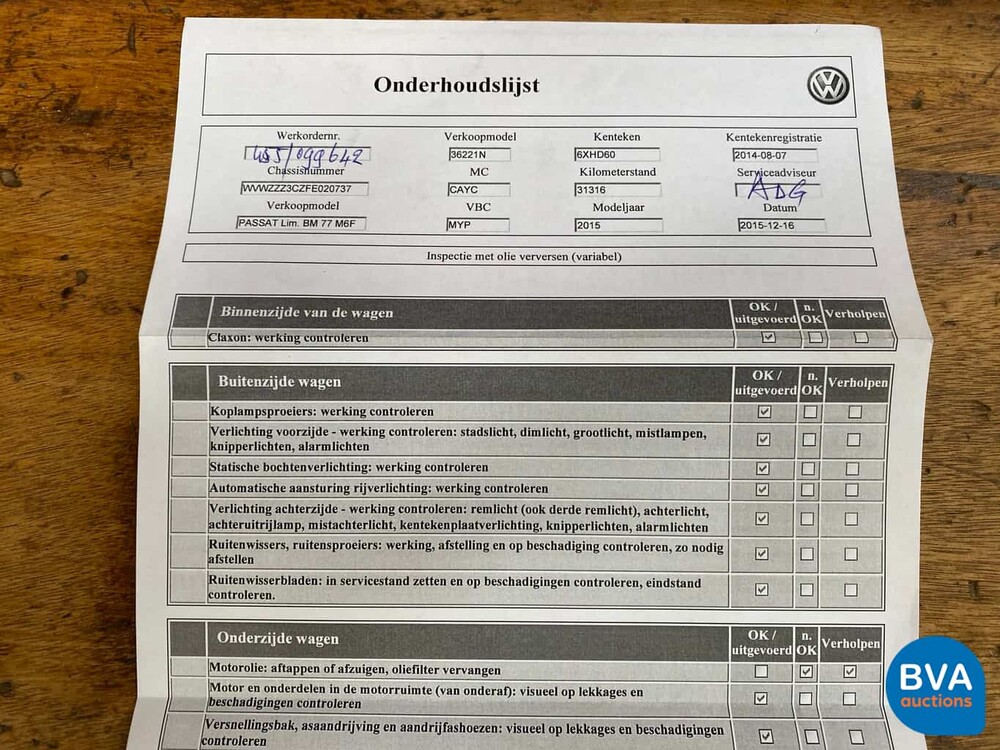 Volkswagen Passat 1.6 TDI BlueMotion Executive Edition 105pk 2014, 6-XHD-60