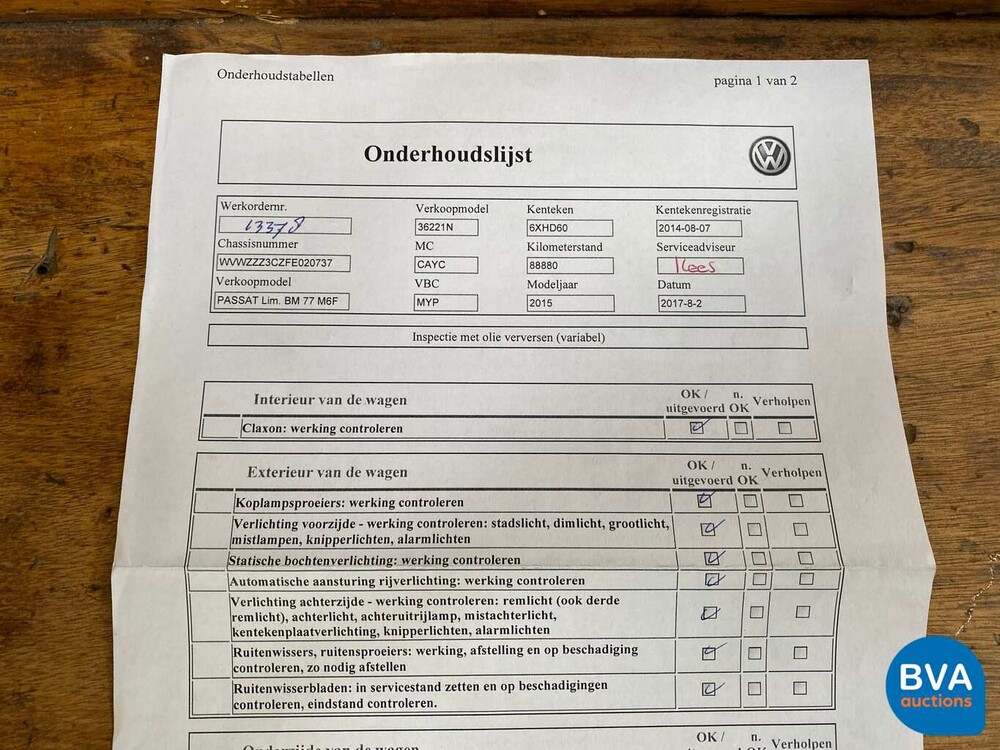 Volkswagen Passat 1.6 TDI BlueMotion Executive Edition 105pk 2014, 6-XHD-60