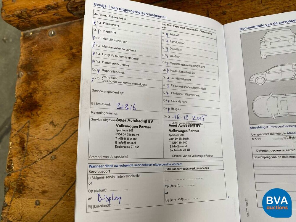 Volkswagen Passat 1.6 TDI BlueMotion Executive Edition 105pk 2014, 6-XHD-60