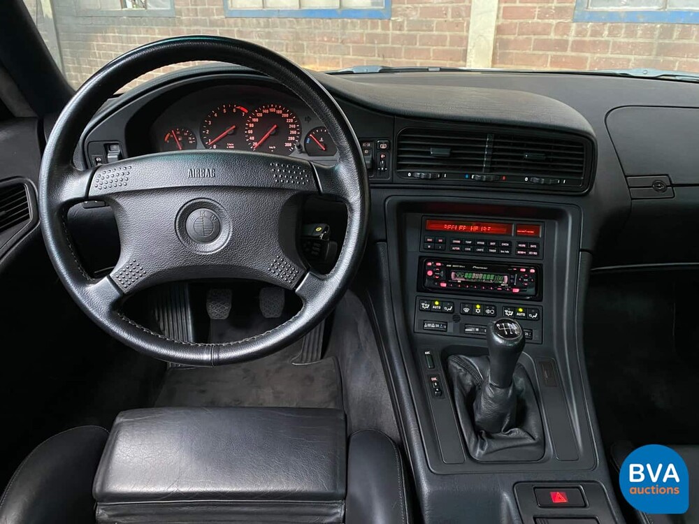 BMW 850CSi M8 5.6 V12 1993 Sterlingsilber -82.000km-