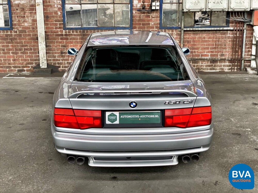BMW 850CSi M8 5.6 V12 1993 Sterlingsilber -82.000km-