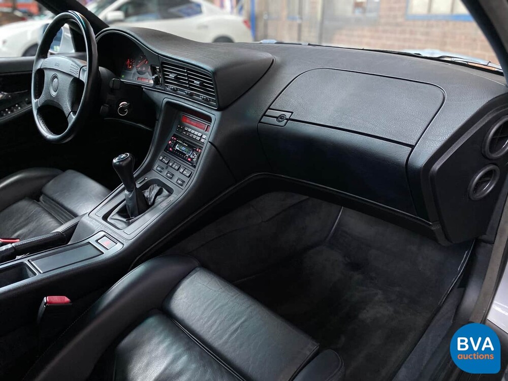 BMW 850CSi M8 5.6 V12 1993 Sterlingsilber -82.000km-