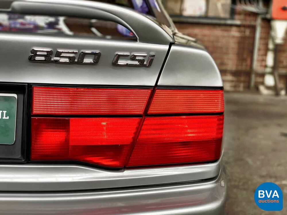BMW 850CSi M8 5.6 V12 1993 Sterlingsilber -82.000km-