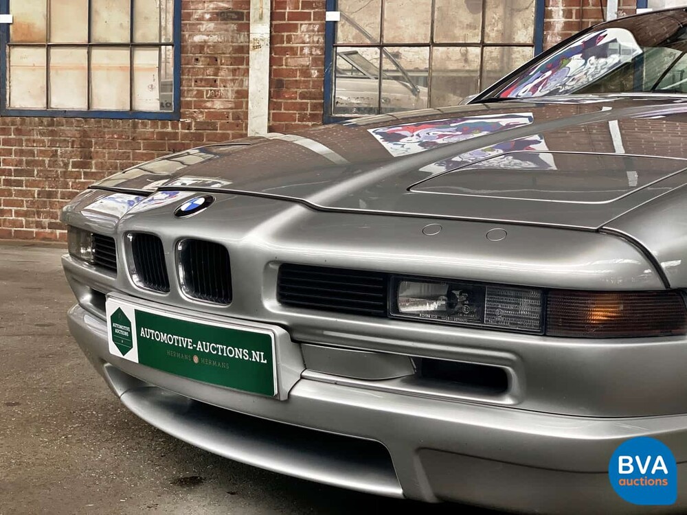BMW 850CSi M8 5.6 V12 1993 Sterlingsilber -82.000km-