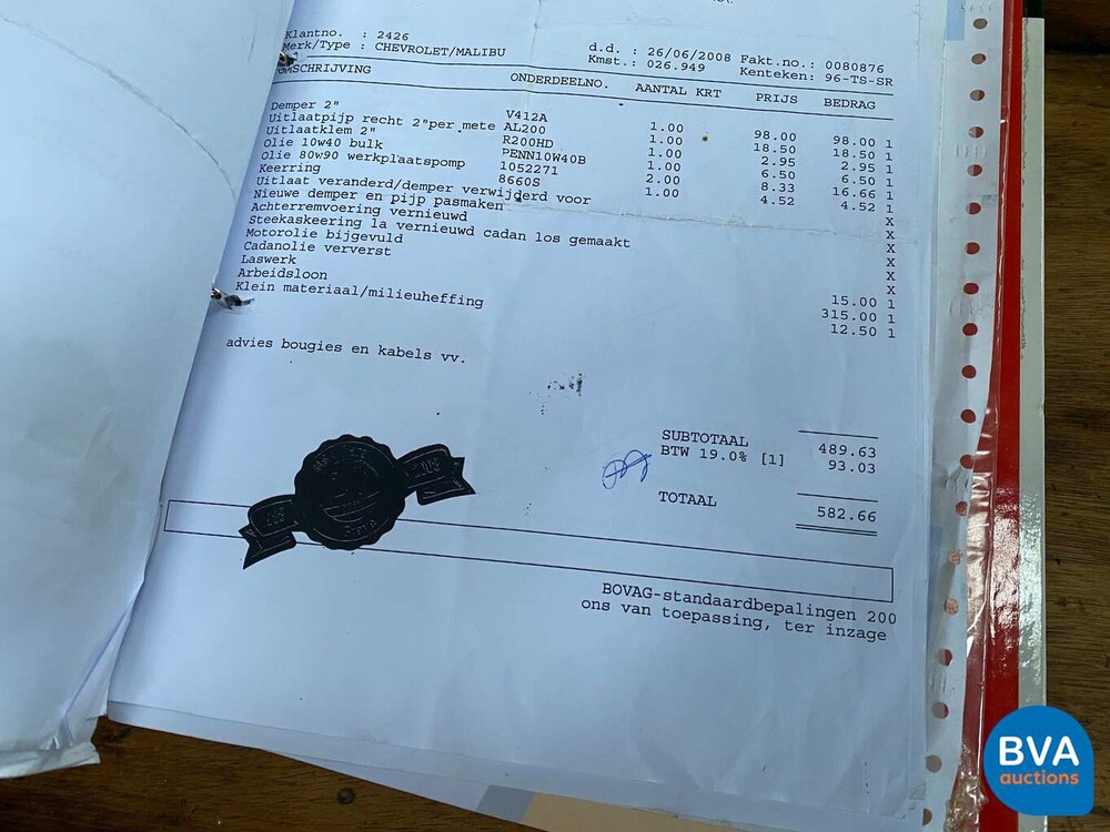 Chevrolet Malibu 4.3 V8 Classic 6-persoons 1981, 96-TS-SR