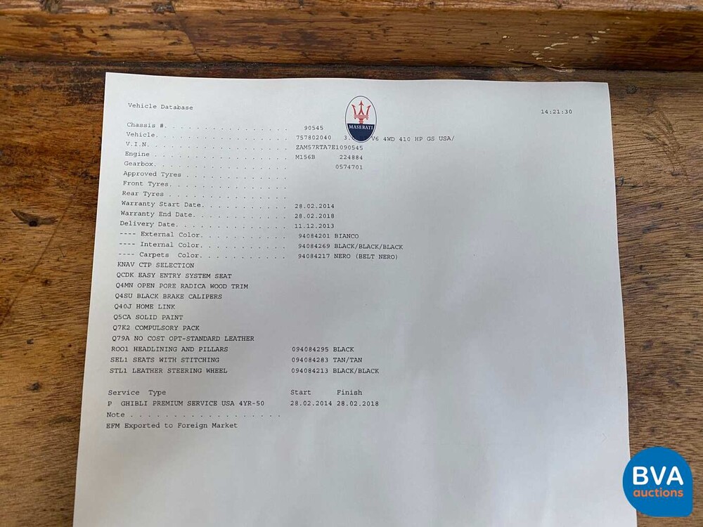 Maserati Ghibli 3.0 S Q4 410pk 2014, G-564-RZ