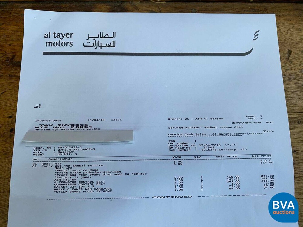 Maserati Ghibli 3.0 S Q4 410pk 2014, G-564-RZ