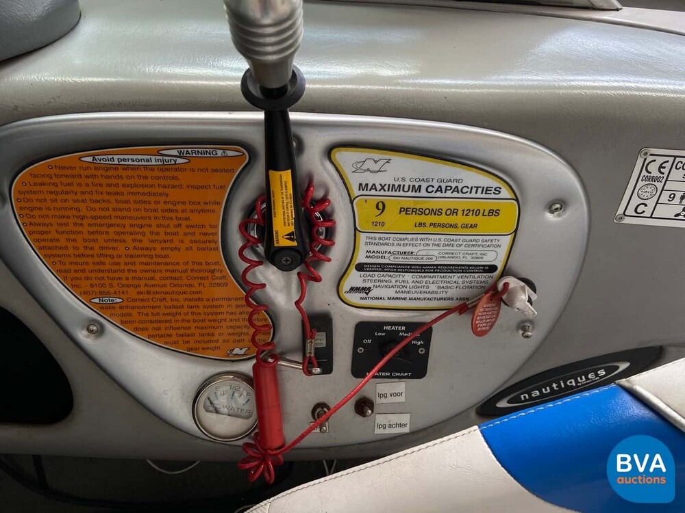 Richtiges Craft Air Nautique 206 Schnellboot / Skiboot 2005.