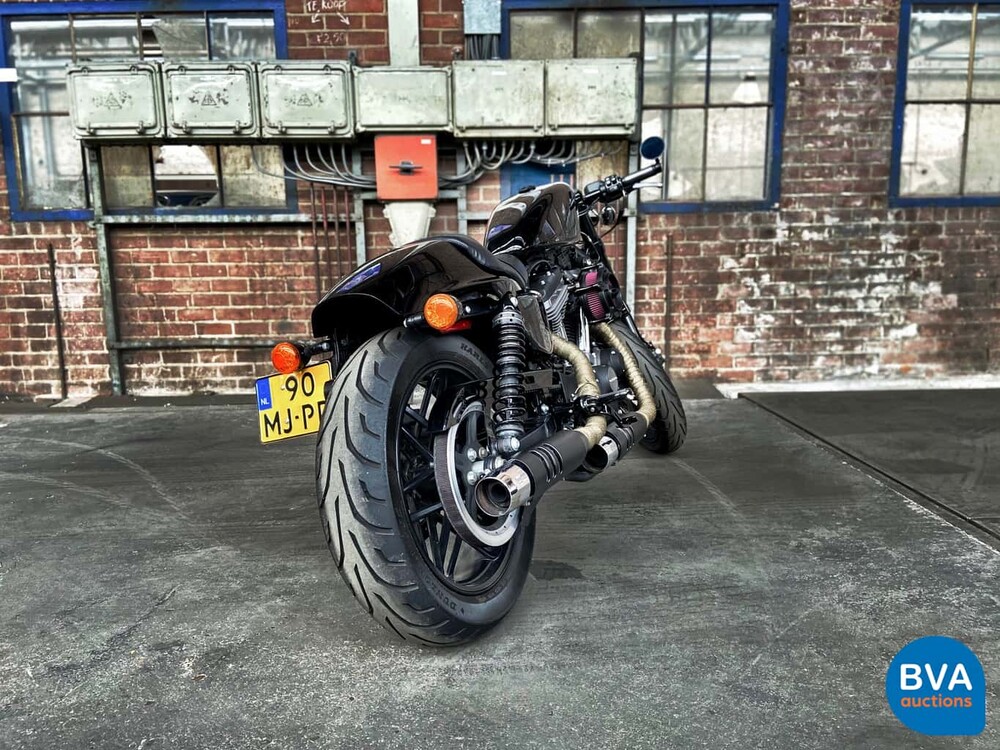 Harley Davidson Chopper XL 1200CV Roadster 2016 CAFE-RACER, 90-MJ-PP.