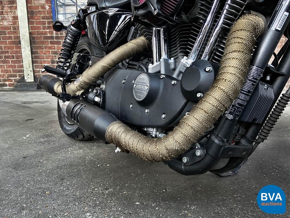 Harley Davidson Chopper XL 1200CV Roadster 2016 CAFE-RACER, 90-MJ-PP.