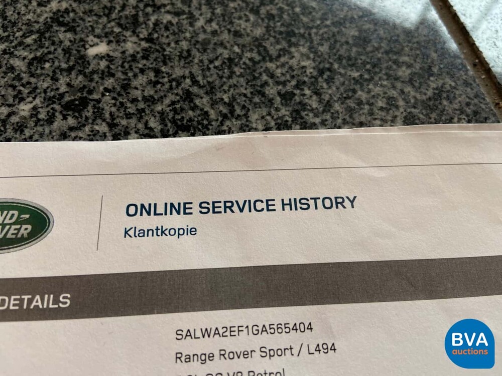 Range Rover Sport SVR 5.0 V8 550 PS 2017 Land Rover, NF-527-L.