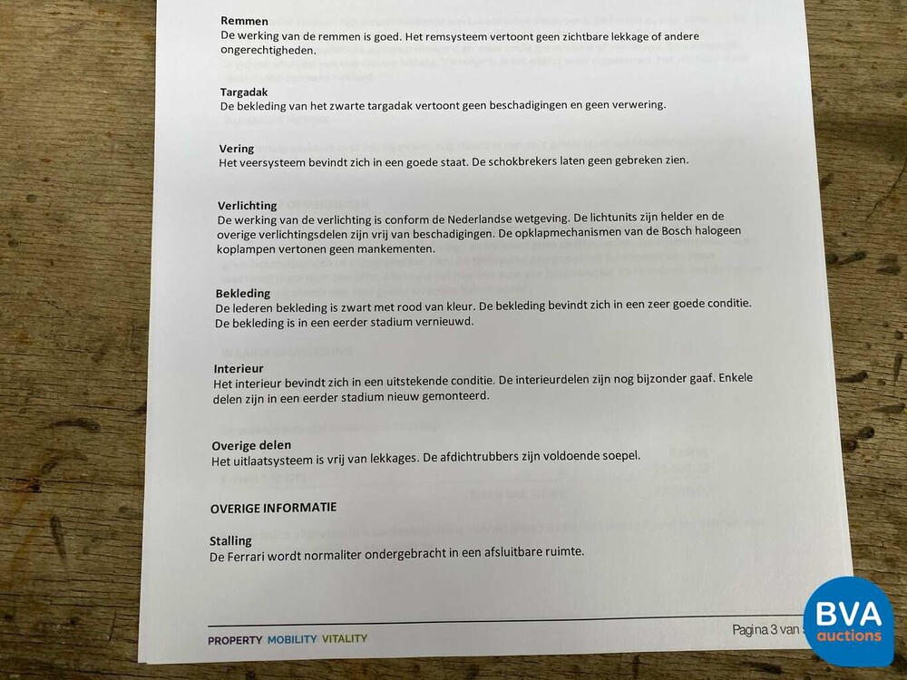 Ferrari 308 GTS - Carburateur - Targa 1978, PV-PN-66