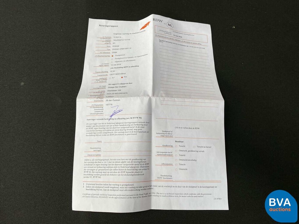 Dodge Viper SRT-10 8.3 V10 506pk 2004, 12-SGT-9