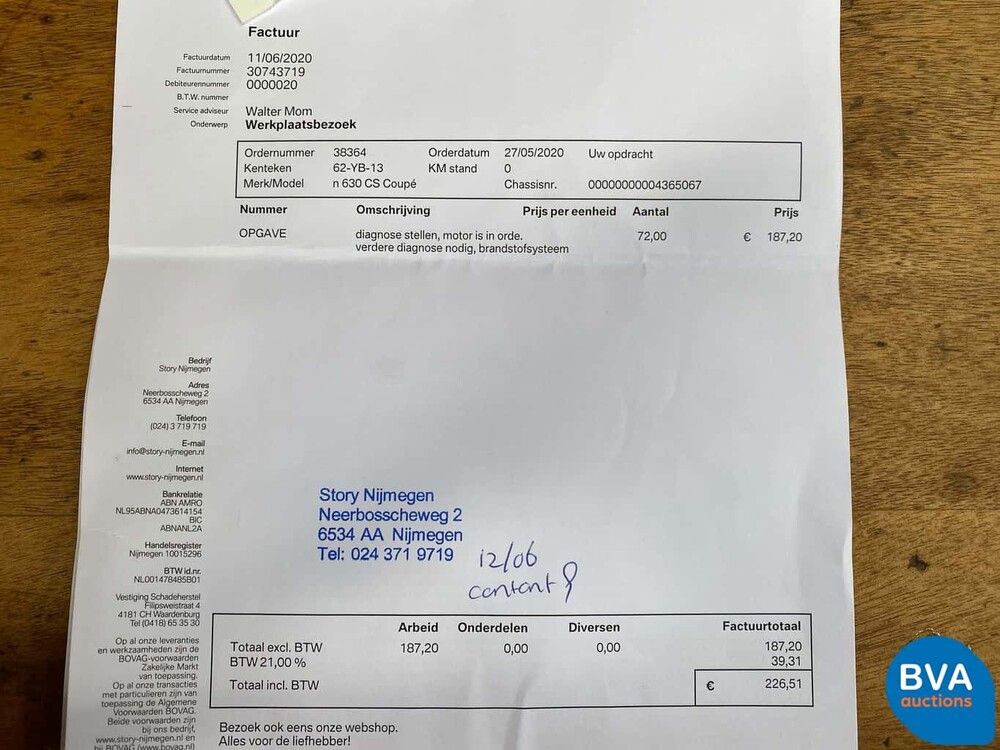 BMW 630 CS 6-serie Coupé 185pk E24 1976, 62-YB-13