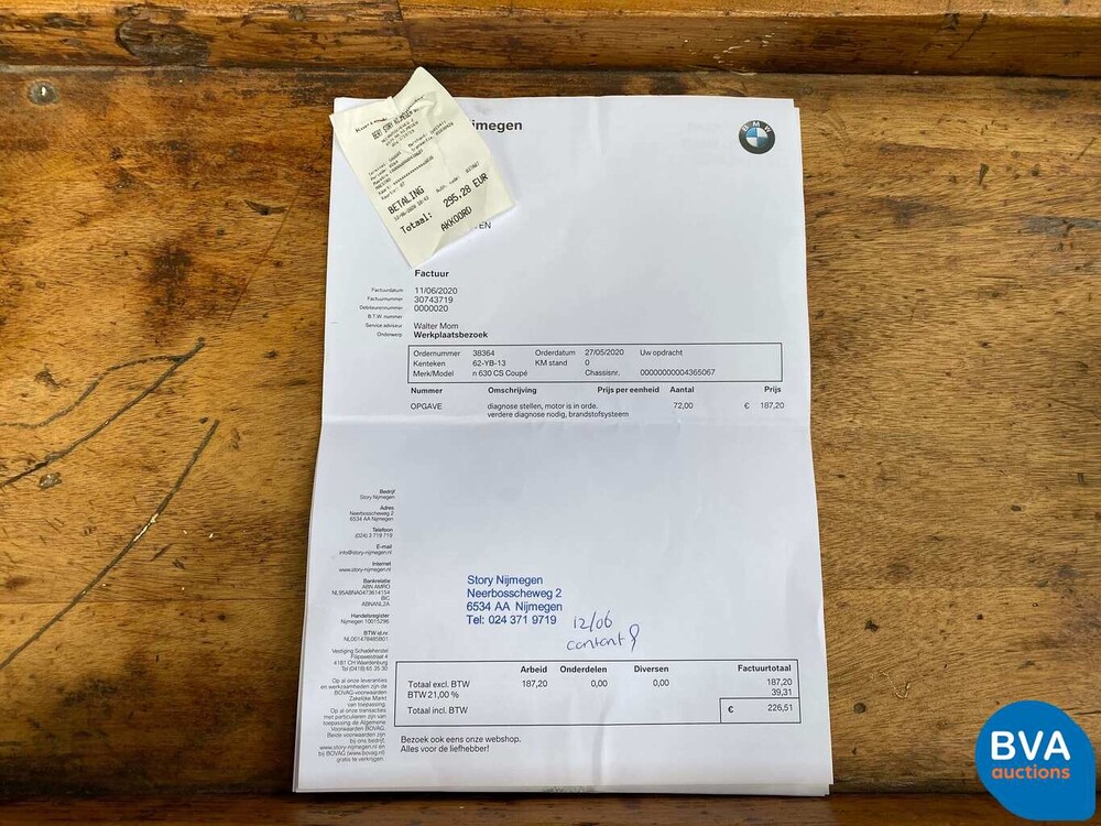 BMW 630 CS 6-serie Coupé 185pk E24 1976, 62-YB-13