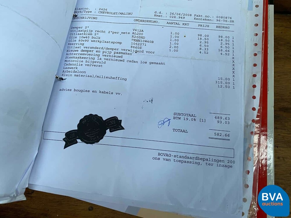 Chevrolet Malibu 4.3 V8 Classic 6-persoons 1981, 96-TS-SR