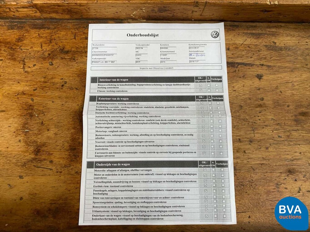 Volkswagen Passat 1.6 TDI BlueMotion Executive Edition 105pk 2014, 6-XHD-60