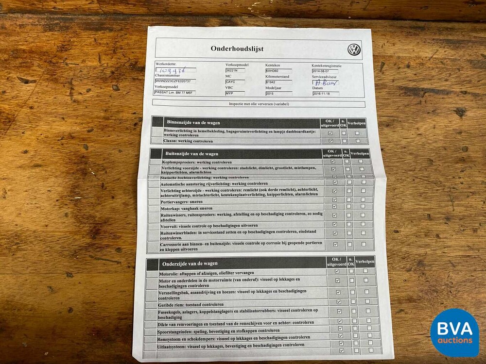 Volkswagen Passat 1.6 TDI BlueMotion Executive Edition 105pk 2014, 6-XHD-60