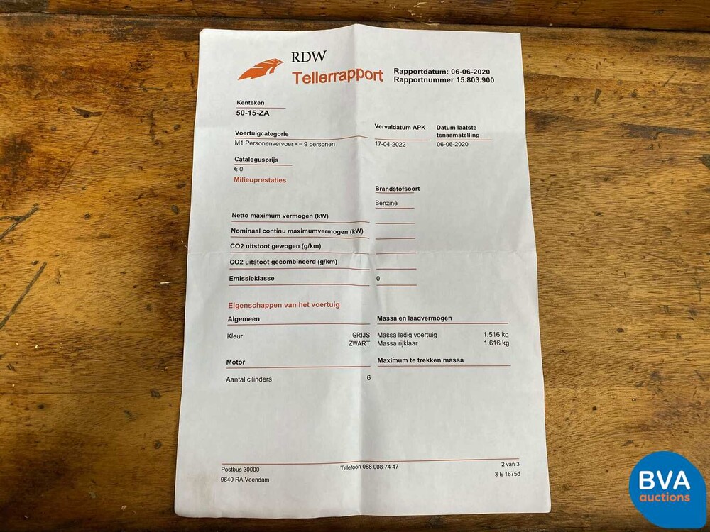 Opel Admiral 2.8 H 1973, 50-15-ZA