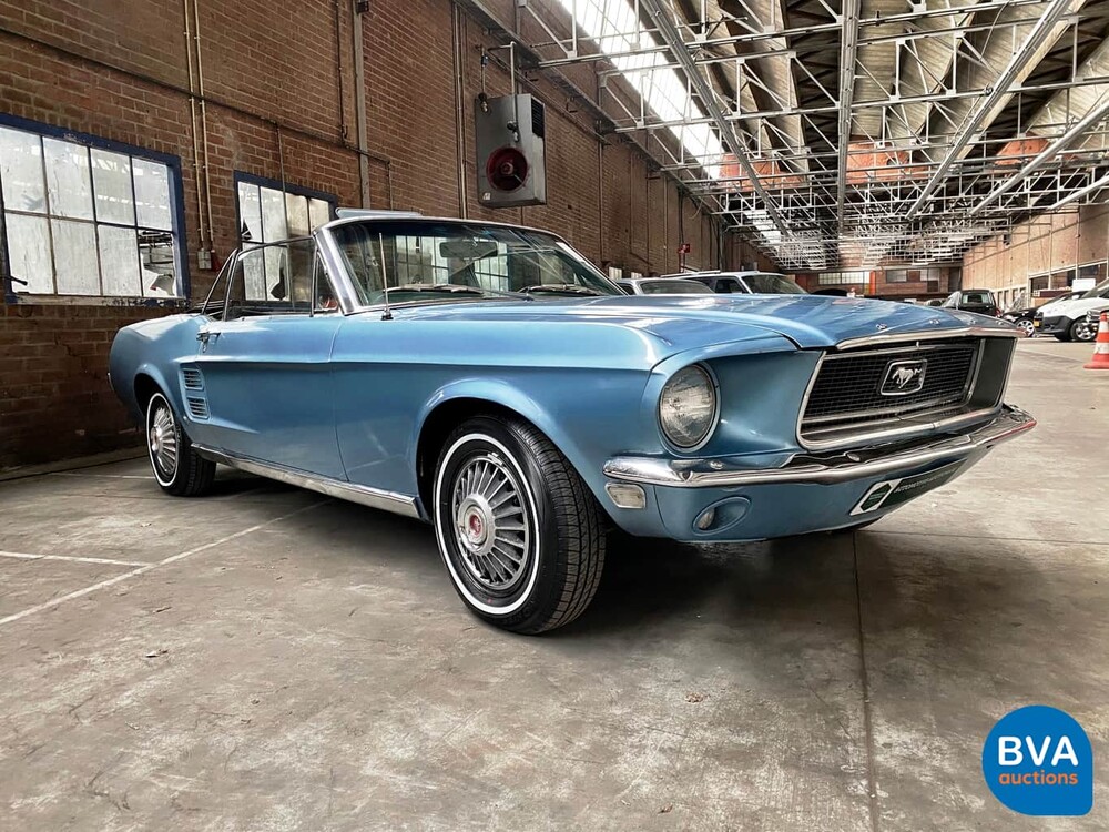 Ford Mustang Convertible V8 1967 Cabriolet C-Code
