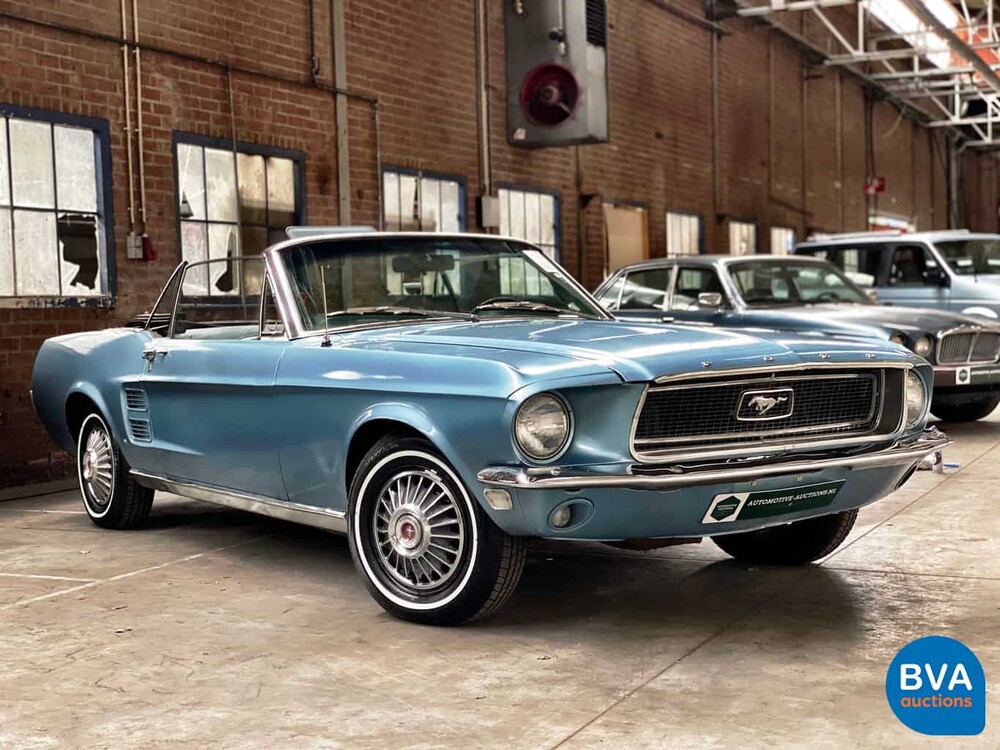 Ford Mustang Convertible V8 1967 Cabriolet C-Code
