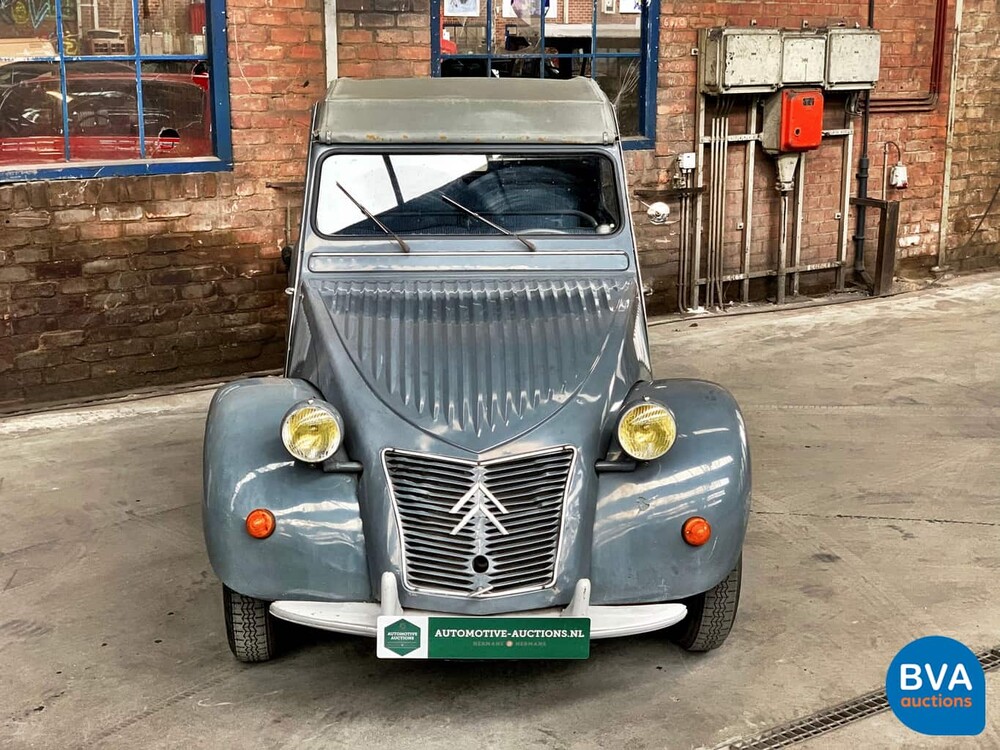 Citroen AZ 2CV 1956 Eend Ribbelkap 1956, DR-02-75 