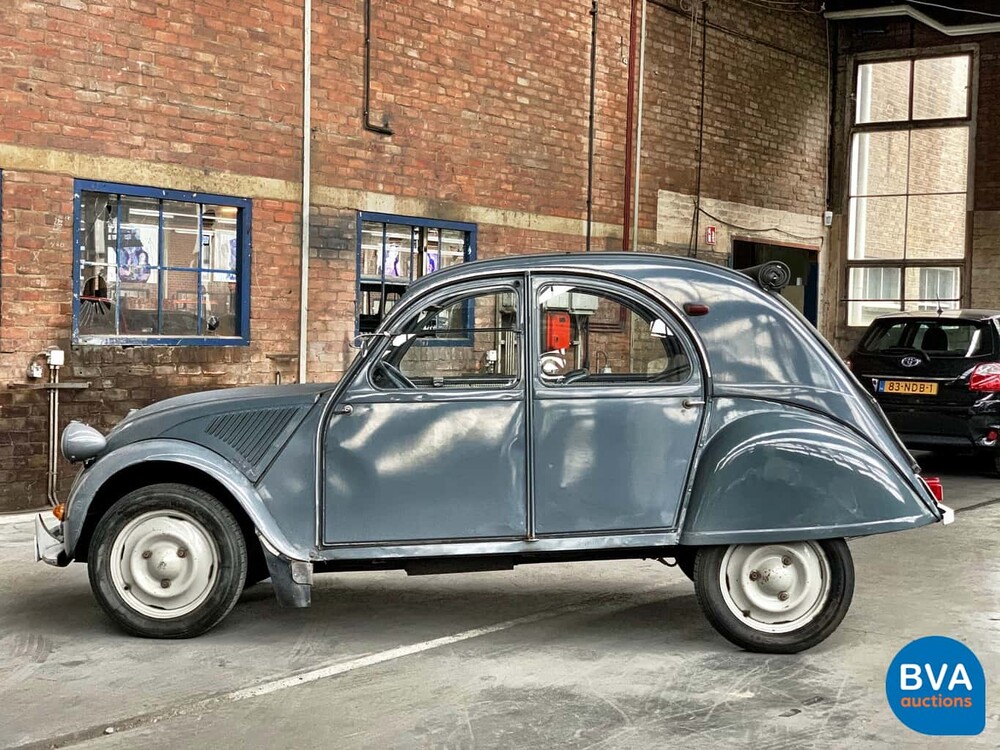 Citroen AZ 2CV 1956 Eend Ribbelkap 1956, DR-02-75 