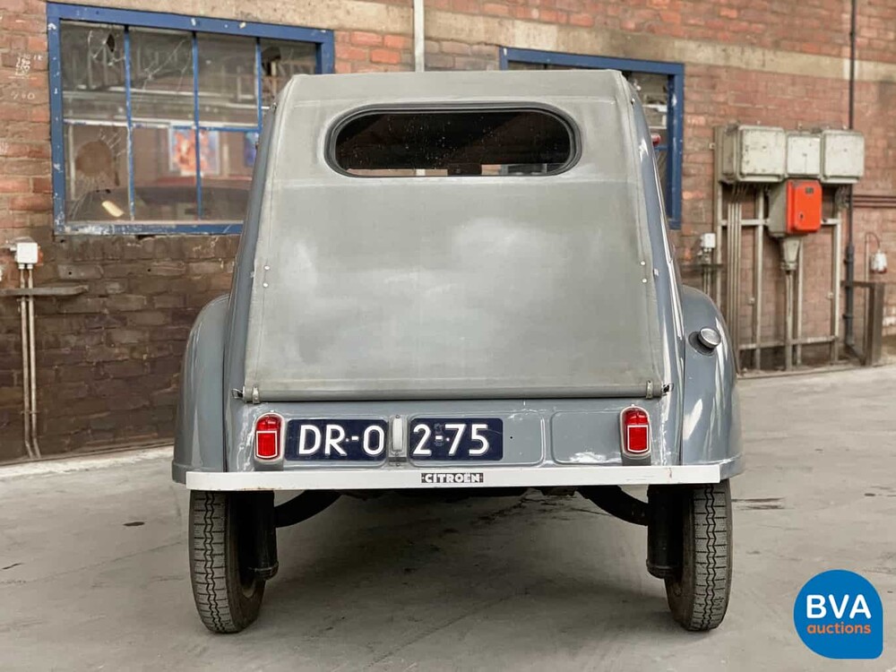 Citroen AZ 2CV 1956 Eend Ribbelkap 1956, DR-02-75 