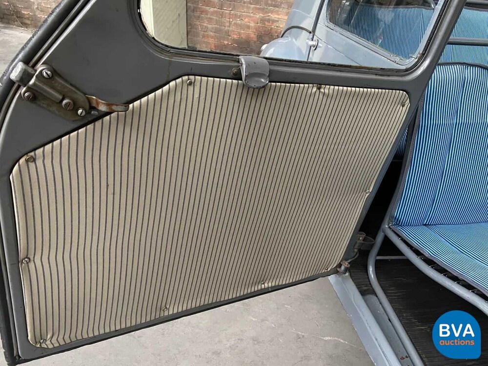 Citroen AZ 2CV 1956 Eend Ribbelkap 1956, DR-02-75 